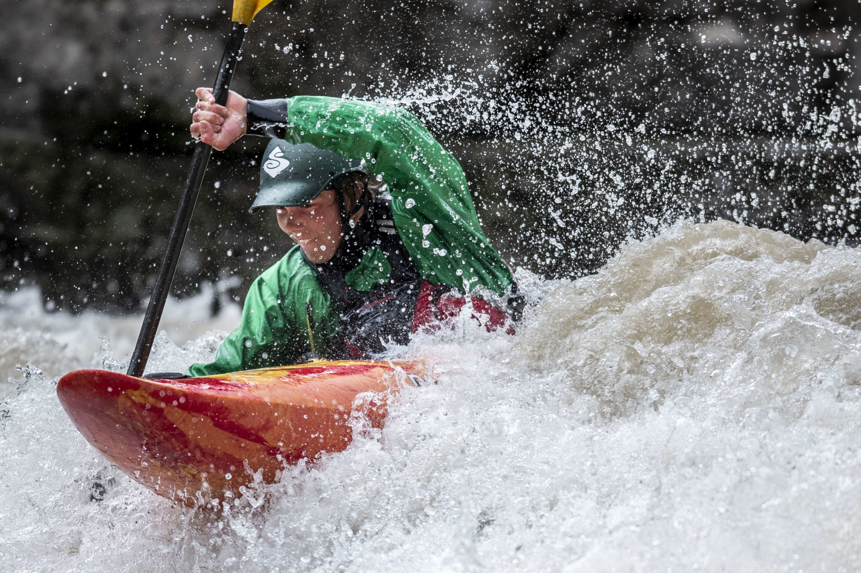 River surfing